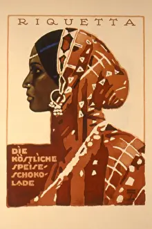 Earring: Advertisement for Riquetta chocolate
