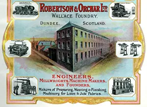 Foundry: Advert, Robertson & Orchar Ltd, Dundee, Scotland