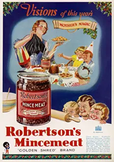 Mincemeat: Advert for Robertson's mincemeat 1934
