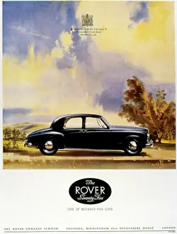 Devonshire: Advertisement for the Rover 75 motor car
