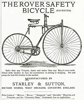 Easier: Advert for Rover Safety Bicycle 1885