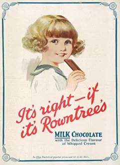 Rowntree: Advert for Rowntree's Chocolate 1924
