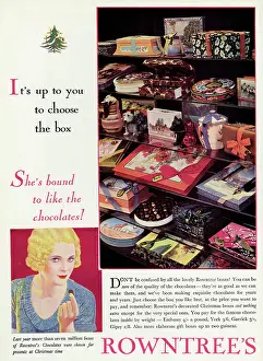 Rowntree: Advert for Rowntree's Chocolates 1931