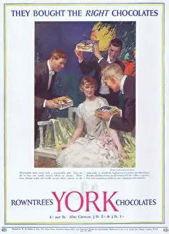 Rowntree: Advert for Rowntree's York Chocolates, 1927