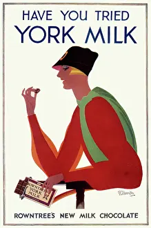 Rowntrees: Advert for Rowntree's York Milk 1928