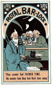 Typewriter: Advert, The Royal Bar-Lock typewriter