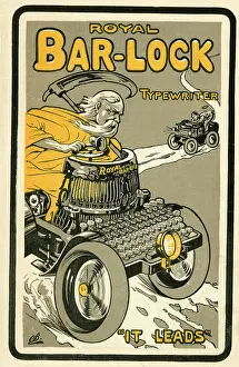 Typewriter: Advert for Royal Bar-Lock Typewriter