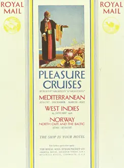 Cruises: Advertisement for Royal Mail Pleasure Cruises