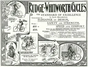 Rudge: Advert for Rudge Whitworth Cycles 1895