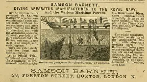 Samson: Advert, Samson Barnett Diving Apparatus