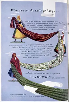 Highlighting: Advert for Sanderson of Berners Street