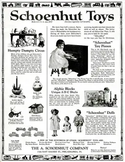 Humpty: Advert, Schoenhut Toys