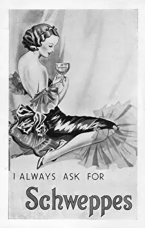 Schweppes: Advert for Schweppes, 1930s