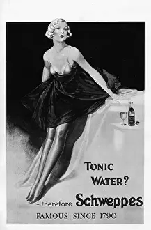 Schweppes: Advert for Schweppes tonic water, 1936
