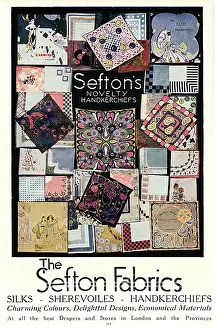 Silks: Advertisement for Sefton Fabrics