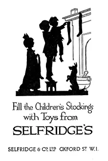 Selfridge: Advertisement for Selfridge's toys for Christmas