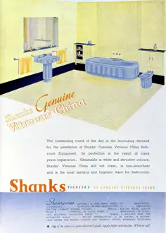 Showroom: Advertisement for Shanks bathrooms