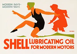 Lubricating: ADVERT/SHELL OIL 1929