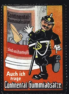 Billing: advertising, shoes, Continental rubber heels