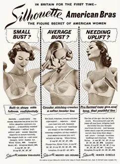 Uplift: Advert for Silhouette American Bras 1954