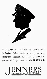 Jenners: Advertisement for silhouettes, Jenners of Edinburgh