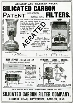 Filtered: Advert for Silicated Carbon Filter Company 1888