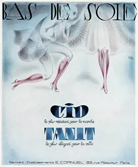 Aspirational: Advertisement for silk stockings