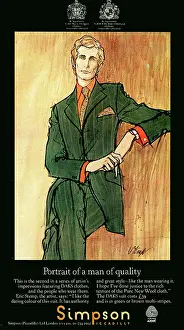 Aspirational: Advertisement for Simpson of Piccadilly, London