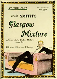 Mixture: Advertisement for Smith's Glasgow Mixture tobacco