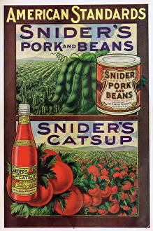 Catsup: Advert for Snider's Pork and Beans and Catsup