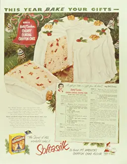 Cakes: Advertisement for Softasilk Cake Flour