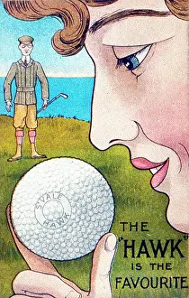 Durability: Advertisement for Southvale Hawk golf ball
