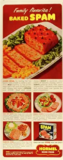 Pork: Advertisement for Spam, with serving suggestions