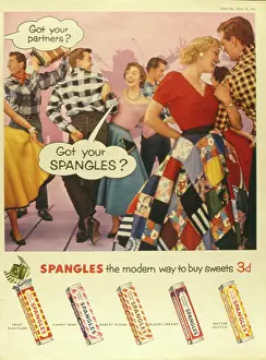 Mint: Advertisement for Spangles sweets