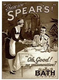 Spears: Advert, Spear's Sausages of Bath