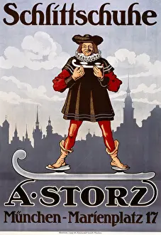 Storz: advertising, sporting goods, skates, A. Storz