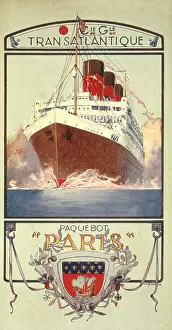 Capsized: Advertisement for SS Paris ocean liner