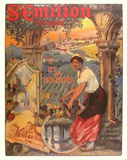 Bordeaux: Advertisement for St Emilion wines