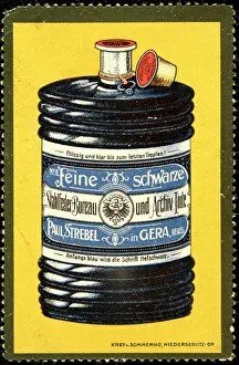 Gera: Advertising stamp ink Paul Strebel