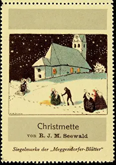 Blatter: Advertising stamp Meggendorfer Blatter