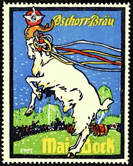 Moos: Advertising stamp Pschorr-Brau