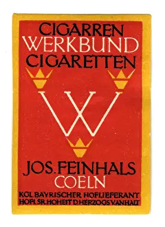 Cigaretten: advertising, stamps, Cigarren and Cigaretten