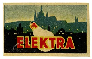 Illuminant: advertising, stamps, Elektra ligth bulb, Germany