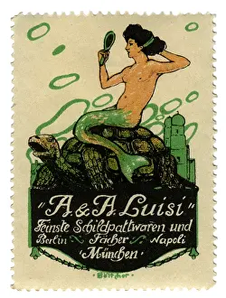 Tortoiseshell: advertising, stamps, A & A Luisi, Tortoise shell
