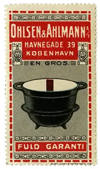 Advertisment: advertising, stamps, Ohlsen & Ahlmann, circa