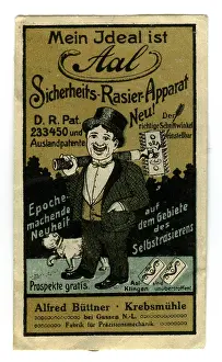 Shaver: advertising, stamps, save shaver Aal, Germany