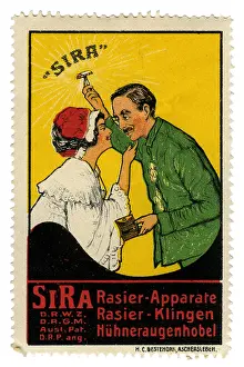 Planer: advertising, stamps, SIRA shaving tools, Germany