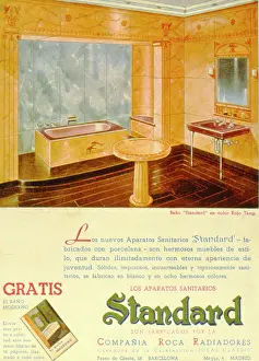 Bathrooms: Advertisement for Standard bathrooms, Spain