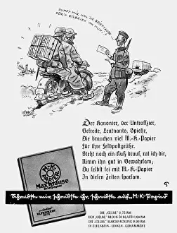 Krause: advertising, stationary, Max Krause paper, advert
