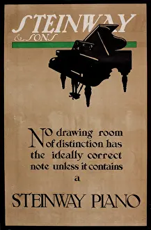 Pianos: Advertisement for Steinway Pianos